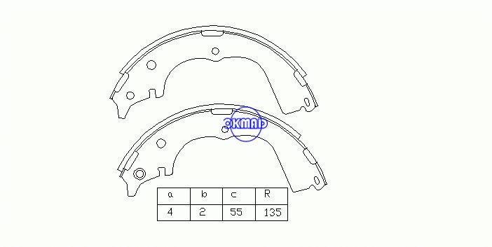 DAIHATSU ROCKY RUGGER TOYOTA HIACE LITE TOWN ACE 브레이크 짚라인 OEM:04495-26140 FSB324 K2317 GS8593, OK-BS020