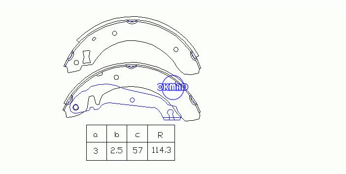 FORD SIERRA 해치백 터전 OEM:5020552 FSB176 GS6207, OK-BS267 FORD SIERRA 해치백 터전 OEM:5020552 FSB176 GS6207, OK-BS267