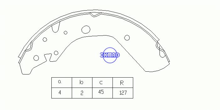 HONDA TRUCK Odyssey MPV 인증 FMSI:1512-S744 OEM:43154-S0X-013, OK-BS129