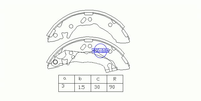 HYUNDAI ATOS PRIMEMX (HYUNDAI ATOS PRIMEMX) GEELY HQ SRV 뺑뺑뺑이 OEM:5830-02A00 FSB586 GS8659 SA047, OK-BS096