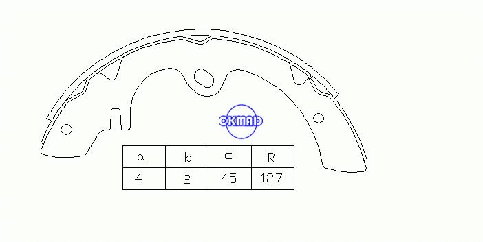닛산 어반 FMSI:8123-S406 OEM:44060-B3025 MK1105 GS7003, OK-BS097