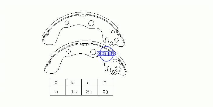 CHEVROLET Spectrum GEO Spectrum ISUZU I-Mark MERCEDES TRUCK 엑추 FMSI:1391-S606 OEM:8-94470-807-0 MK4448 GS7172, OK-BS092