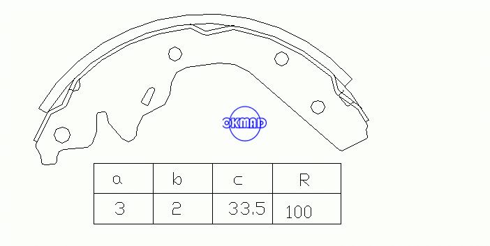 CHRYSLER LE BARON NEON II DODGE 현현현 FMSI:1365-S519 OEM:BB4238827 MK11115 GS8644, OK-BS162R