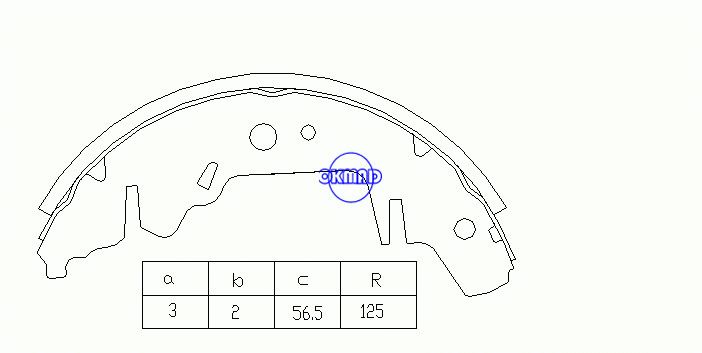 CHRYSLER PLYMOUTH VOYAGER / GRAND VOYAGER DODGE CARAVAN KIA CARNIVAL II 겹겹 FMSI:1485ATT-S714 OEM:0K56A-26-38Z FSB568 GS8643, OK-BS177R
