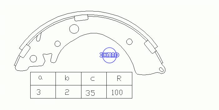 HONDA ACCORD III V VI VI 쿠페 해치백 Saloon HR-V FMSI: 1364-S57 OEM:43153-SR4-A02 FSB402 Brembo:S28512N, OK-BS085
