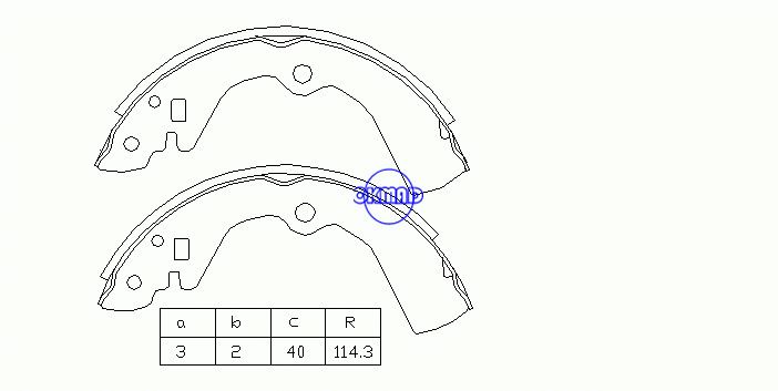 HYUNDAI SONATA II III NISSAN BLUEBIRD 해치백 LAUREL PRAIRIE SUNNY I III VANETTE FMSI:1381-S575 OEM:44060-D5725 MK1170 FSB258 GS8308, OK-BS005