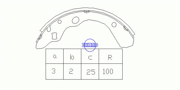 MAZDA 323 CFS IV LASER EUNOS FAMILIA 도배 복식복 OEM: 84Y5-26-38Z MK3373 FSB315 GS8290, OK-BS242
