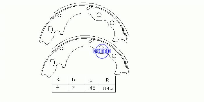 MAZDA BONGO EUNOS CARGO SPECTRON J80 NISSAN VANETTE 베 맥스까지 OEM: SB40-26-330 MK3348 FSB245 GS6243, OK-BS070