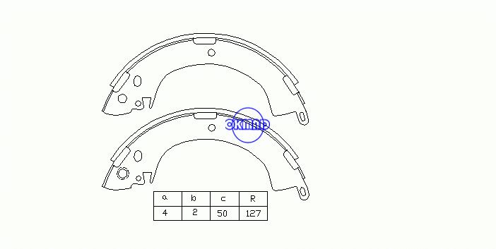 MITSUBISHI L200 L300 AJERO DONGNAN (SOUEAST) DELICIA 버스 CHANGFENG LIEBAO CS6 베이직 순간포착 FMSI:1370-S524 OEM:MB699017 FSB249 K6664 GS8185, OK-BS022