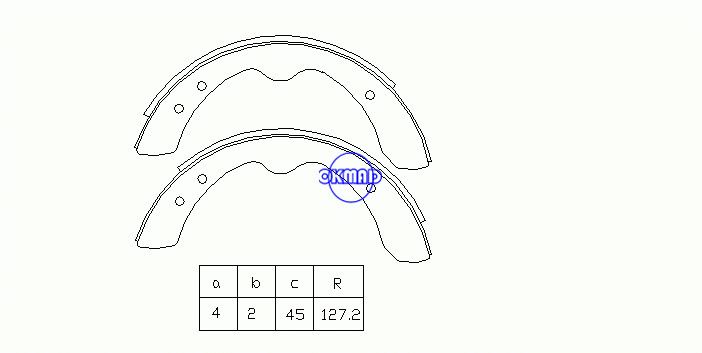 NISSAN TRUCK 520 620 시리즈-픽업 FMSI:8123-S405 OEM:41060-B3000 MK1103 GS7002, OK-BS333