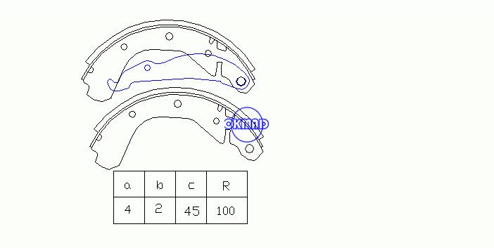 OPEL VECTRA A 해치백복서 OEM: 1605689 FSB198 GS6212, OK-BS306