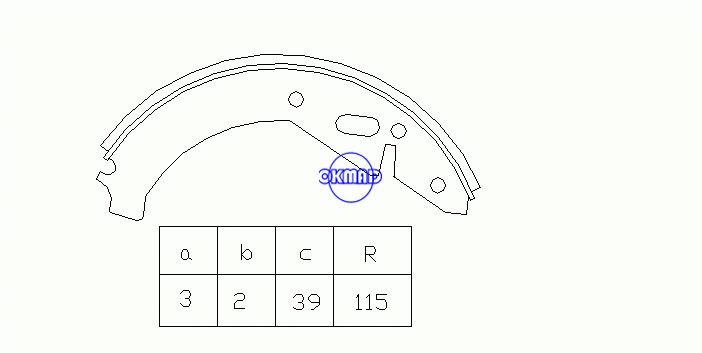 SKODA 100 105 120 110 쿠파 130 RAPID 딥 복식 OEM: 0074 40047R FSB120 GS8141, OK-BS338