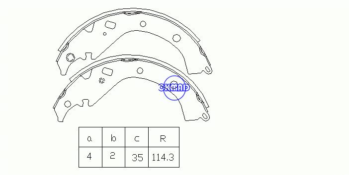 TOYOTA CORONA PREMIO SIENTA SUCCEED VAN PROBOX WAGON COROLLA SPACIO FMSI:147-S790 OEM:04495-63010 MK2358GS7816, OK-BS323