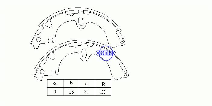 TOYOTA Calina Carina Corolla Spacio Corona Raum Spacio 스프린터 Carib Trueno Marino 8105-S601 OEM:04495-12210 MK2311 BB1704 GS8291, OK-BS101