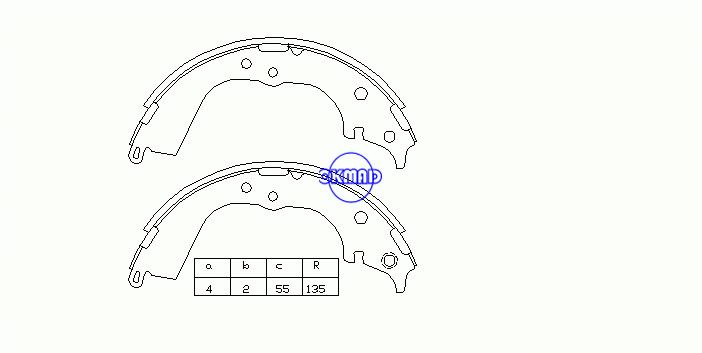 TOYOTA HIACE III …건 IV 버스 VI JINBEI GRANSE VW TARO TARO 베일 OEM:04495-26190 MK2330 GS8693, OK-BS021