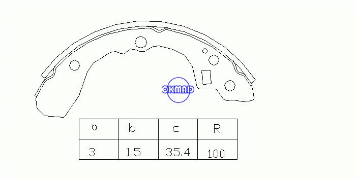 기아 세피아 살롱(FA) FMSI:1480-S697 OEM:OK201-26-38ZA FSB516 MK11161 GS8675, OK-BS118 기아 세피아 살롱(FA) FMSI:1480-S697 OEM:OK201-26-38ZA FSB516 MK11161 GS8675, OK-BS118