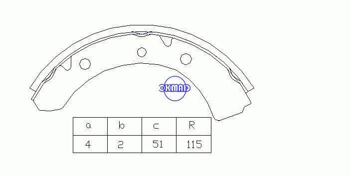 미쓰비시 폴리카 L300 도식 OEM:MB044732 MK6618B G7198, OK-BS392