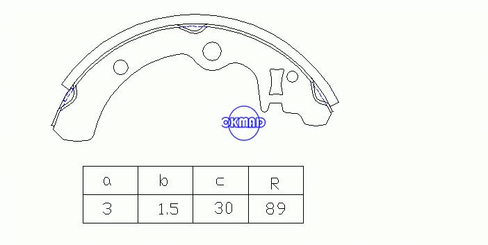 스바루 LEONE I II FMSI: 1392-S562 OEM: 25178-GA390 K7730 FSB295 GS8506, OK-BS516