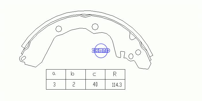 현대 산타모 미쓰비시 랜서 스페이스 러너 왜건 FMSI: 1445-S658 OEM: MB407842 FSB518 K6687 GS8587, OK-BS172