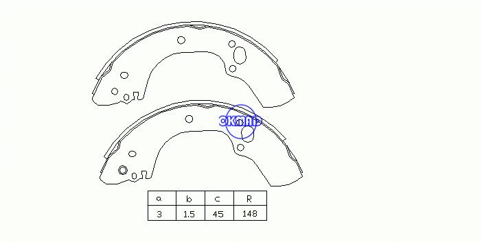 혼다 트럭 여권 ISUZU 트럭 아미고 공리 로데오 FMSI:1503-S735 1509-S735 OEM:8-97191-108-0 K4462 GS7805, OK-BS053R