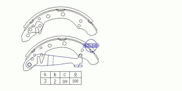 AUDI 80 90 A2 CHERY COWIN FENGYUN SEAT CORDOBA SKODA FABIA VW Fox Golf Jetta Passat Polo Santana 악추리복 FMSI:1450-S662 OEM:1H0698525X FSB408 GS8092, OK-BS314R