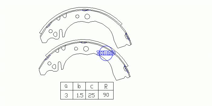 DAIHATSU CHARADE II III IV Saloon FAW TIANJIN N3 TJ7 GEELY HQ MERRIE ULIO 겹겹이 FMSI:1427-S624 OEM:04495-87704-000 MK0034 FSB314 GS8281, OK-BS274 DAIHATSU CHARADE II III IV Saloon FAW TIANJIN N3 TJ7 GEELY HQ MERRIE ULIO 겹겹이 FMSI:1427-S624 OEM:04495-87704-000 MK0034 FSB314 GS8281, OK-BS274