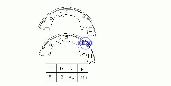 HYUNDAI H-1 / STAREX MPV (A1) H100 멀찍이 짚 OEM:58305-4BA00 SA072-PO, OK-BS185 HYUNDAI H-1 / STAREX MPV (A1) H100 멀찍이 짚 OEM:58305-4BA00 SA072-PO, OK-BS185